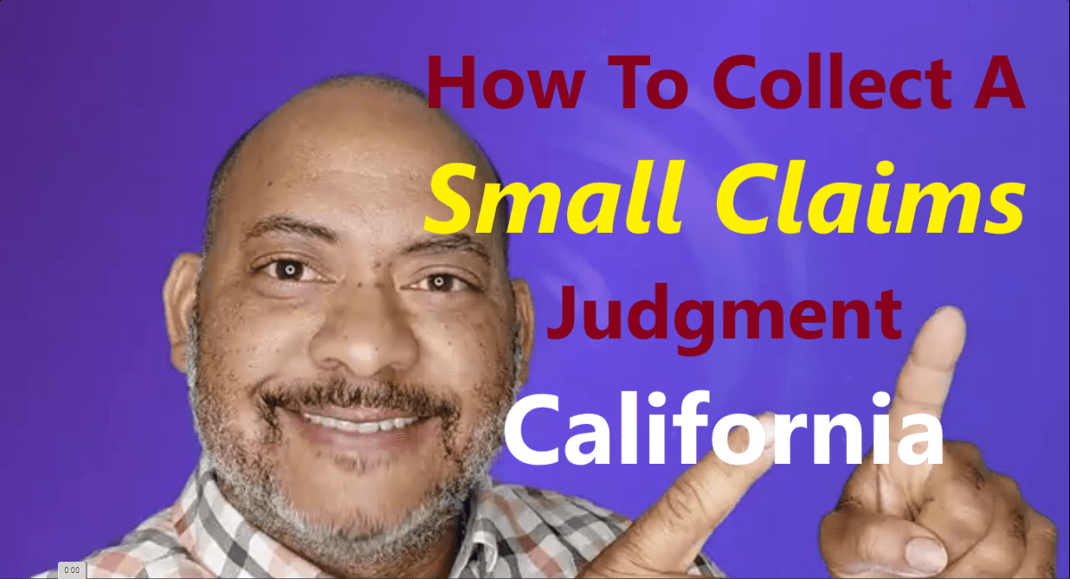 collect small claims judgment california
